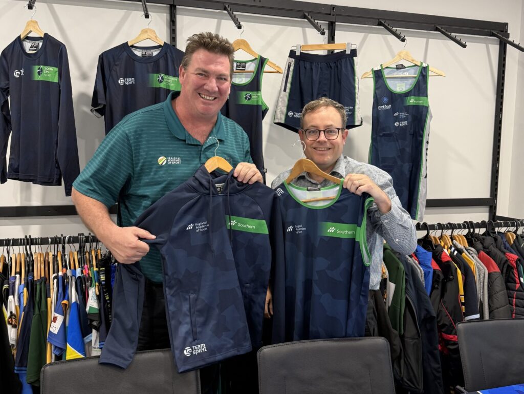 Regional Academies of Sport and Team Spirit Sign 3-Year Partnership for Athlete Uniform and Merchandise Supply